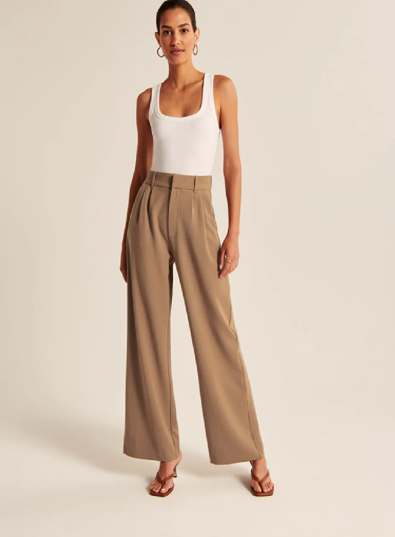Mocha Muse Wide-Leg Pants